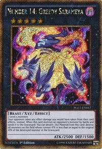Number 14: Greedy Sarameya [PGL2-EN017] Gold Secret Rare | Good Games Morley