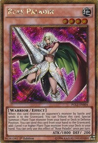 Rose Paladin [PGL2-EN004] Gold Secret Rare | Good Games Morley