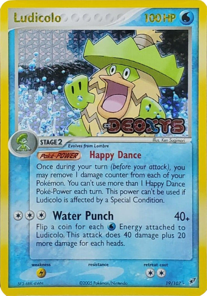 Ludicolo (19/107) (Stamped) [EX: Deoxys] | Good Games Morley