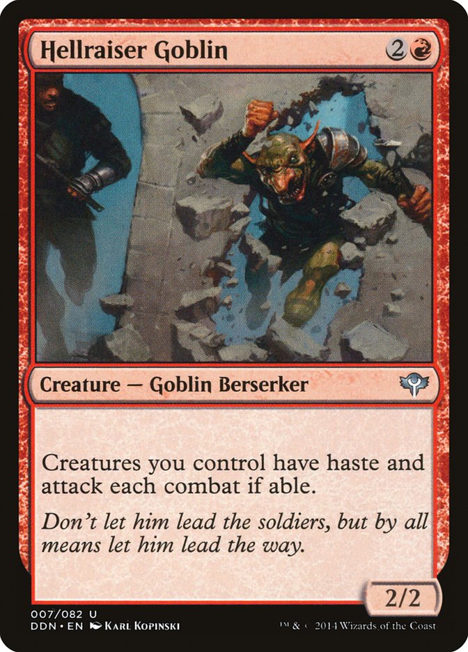 Hellraiser Goblin [Duel Decks: Speed vs. Cunning] | Good Games Morley