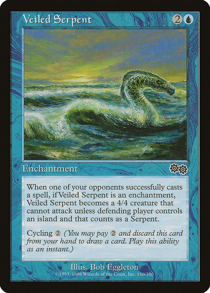 Veiled Serpent [Urza's Saga] | Good Games Morley