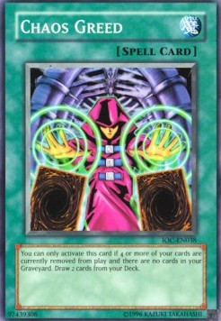 Chaos Greed [IOC-EN038] Common | Good Games Morley