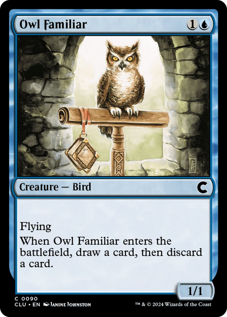 Owl Familiar [Ravnica: Clue Edition] | Good Games Morley