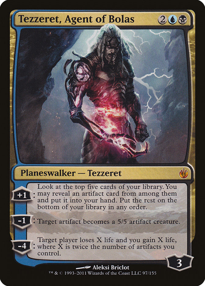 Tezzeret, Agent of Bolas [Mirrodin Besieged] | Good Games Morley