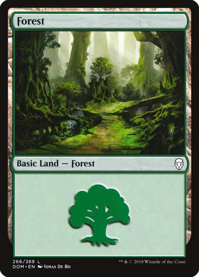 Forest (266) [Dominaria] | Good Games Morley