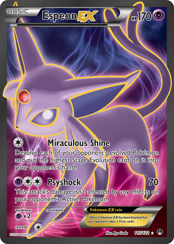 Espeon EX (117/122) [XY: BREAKpoint] | Good Games Morley