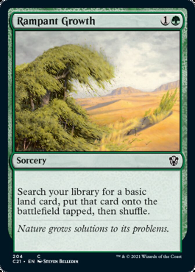 Rampant Growth [Commander 2021] | Good Games Morley
