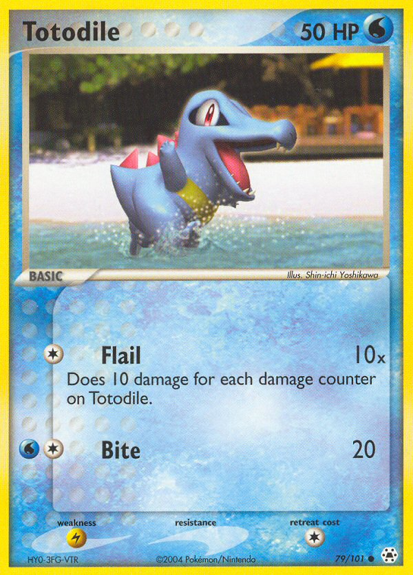 Totodile (79/101) [EX: Hidden Legends] | Good Games Morley