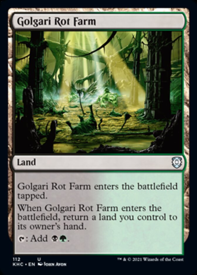 Golgari Rot Farm [Kaldheim Commander] | Good Games Morley