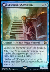 Suspicious Stowaway // Seafaring Werewolf [Innistrad: Midnight Hunt Prerelease Promos] | Good Games Morley
