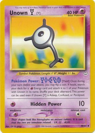 Unown [Y] (40/64) [Neo Revelation Unlimited] | Good Games Morley