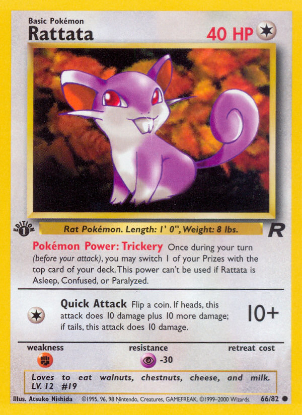 Rattata (66/82) [Team Rocket 1st Edition] | Good Games Morley
