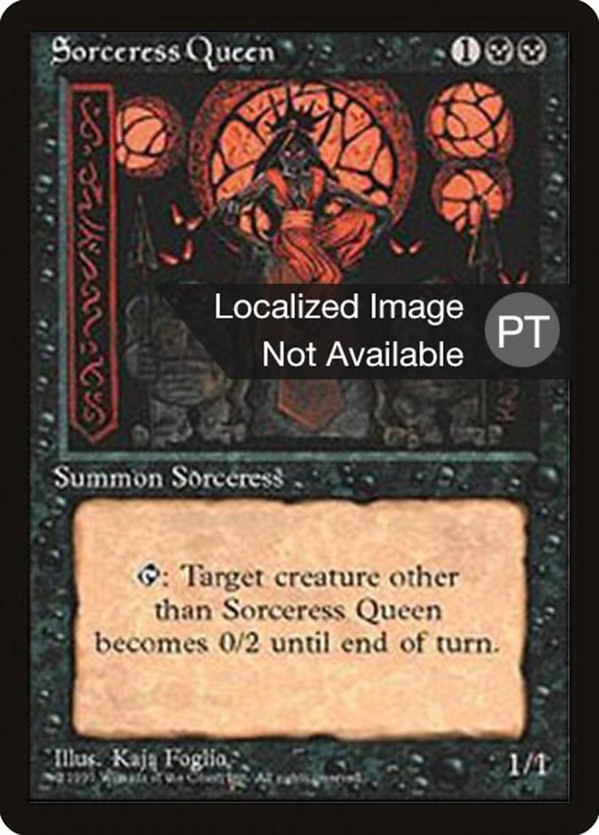 Sorceress Queen [Fourth Edition (Foreign Black Border)] | Good Games Morley