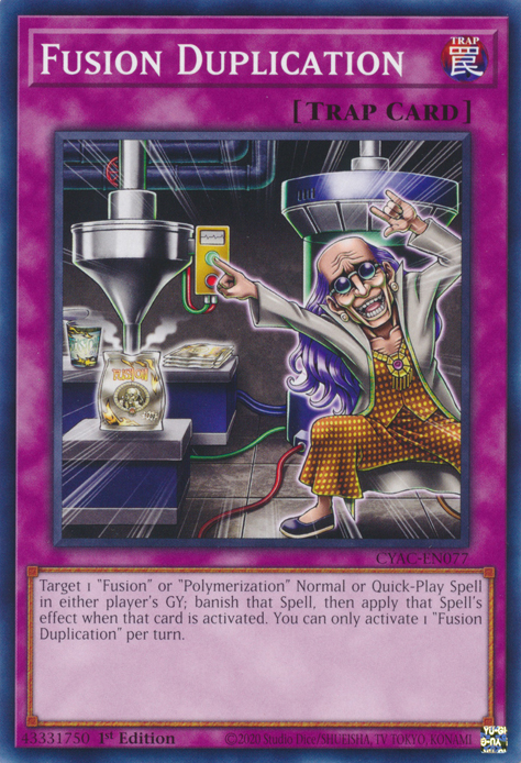 Fusion Duplication [CYAC-EN077] Common | Good Games Morley