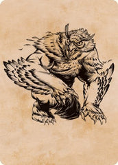 Owlbear (Showcase) Art Card [Dungeons & Dragons: Adventures in the Forgotten Realms Art Series] | Good Games Morley