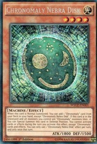 Chronomaly Nebra Disk [WSUP-EN001] Prismatic Secret Rare | Good Games Morley