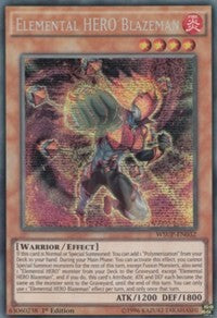 Elemental HERO Blazeman [WSUP-EN032] Prismatic Secret Rare | Good Games Morley