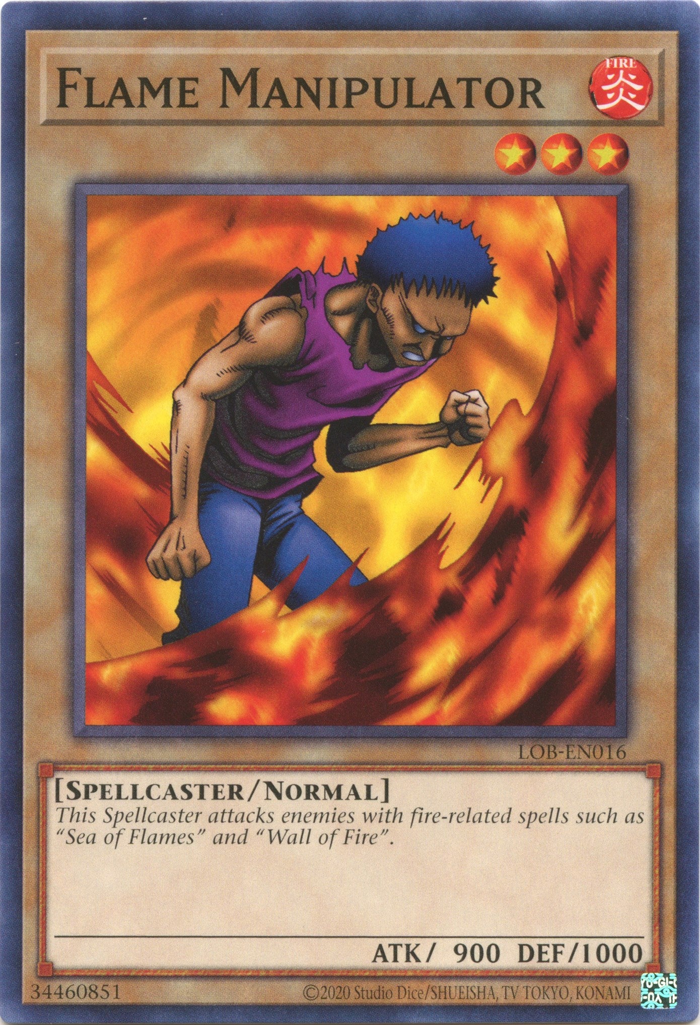 Flame Manipulator (25th Anniversary) [LOB-EN016] Common | Good Games Morley