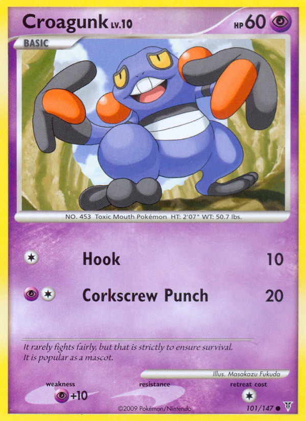 Croagunk (101/147) [Platinum: Supreme Victors] | Good Games Morley