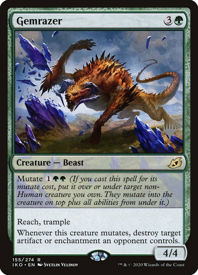 Gemrazer (Promo Pack) [Ikoria: Lair of Behemoths Promos] | Good Games Morley