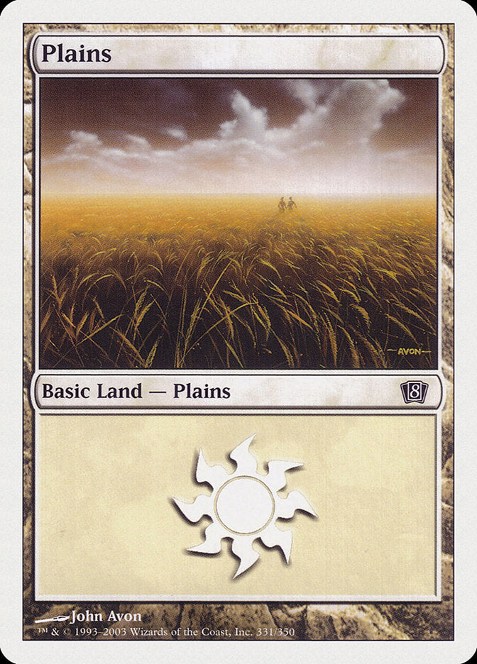 Plains (331) [Eighth Edition] | Good Games Morley