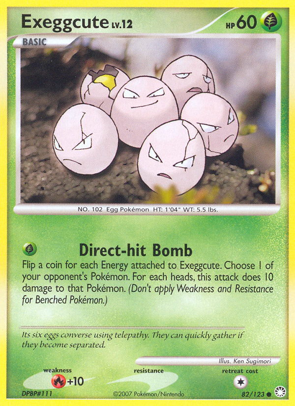Exeggcute (82/123) [Diamond & Pearl: Mysterious Treasures] | Good Games Morley