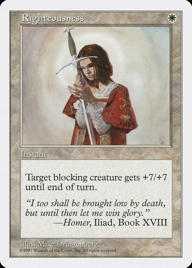 Righteousness [Fifth Edition] | Good Games Morley