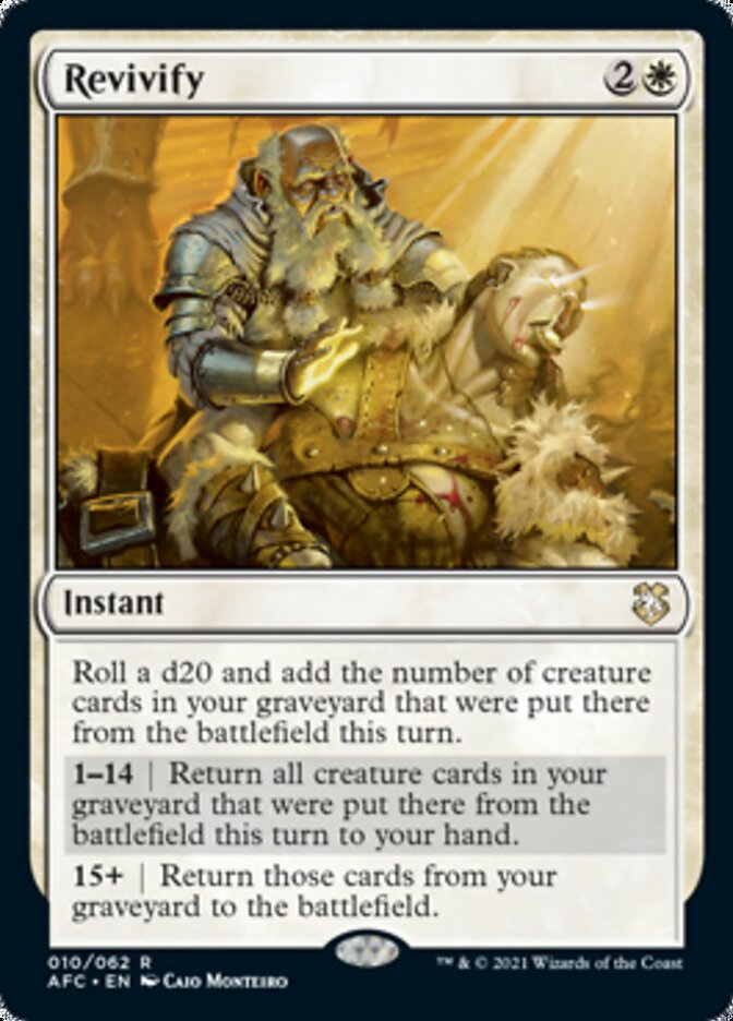 Revivify [Dungeons & Dragons: Adventures in the Forgotten Realms Commander] | Good Games Morley