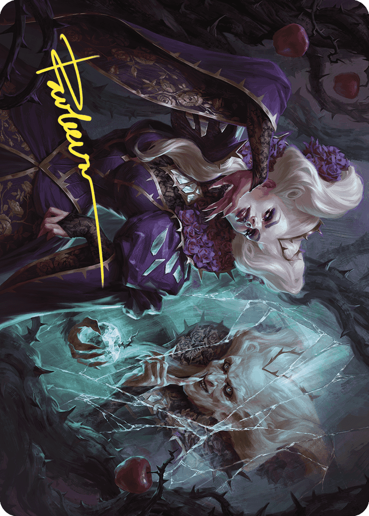 Conceited Witch Art Card (Gold-Stamped Signature) [Wilds of Eldraine Art Series] | Good Games Morley