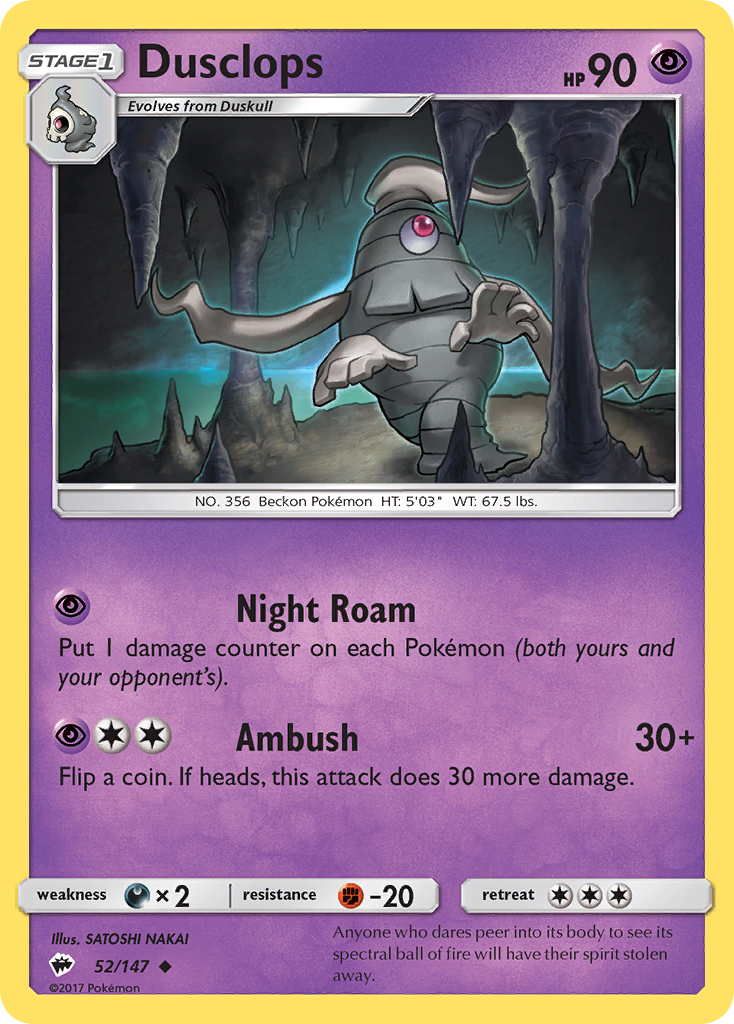 Dusclops (52/147) [Sun & Moon: Burning Shadows] | Good Games Morley