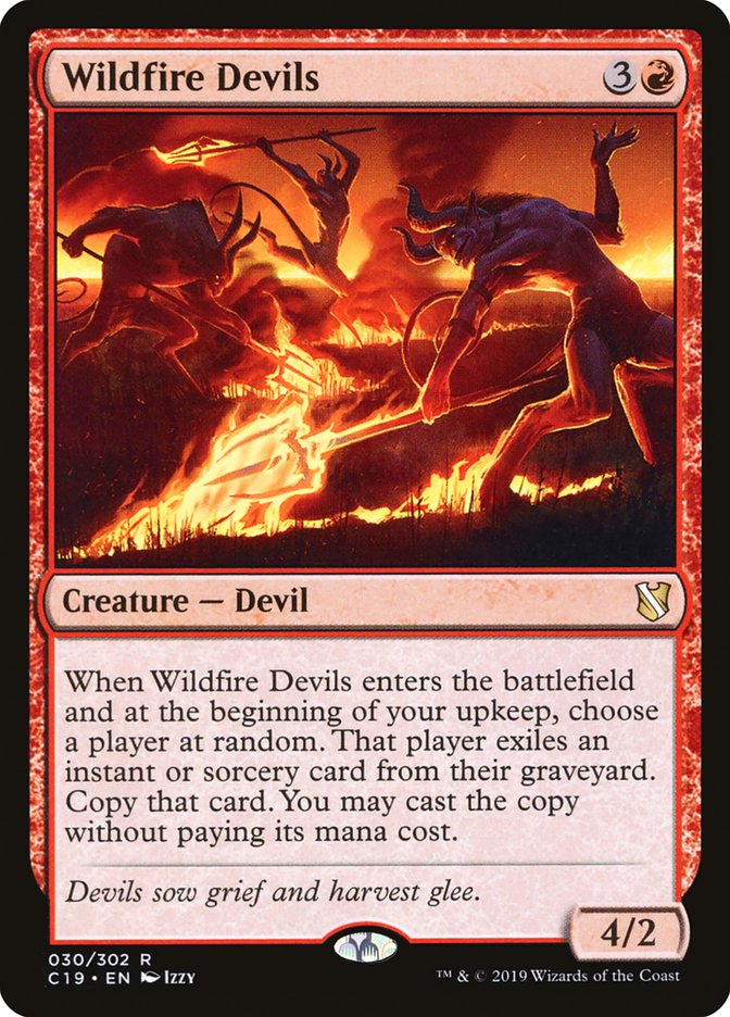 Wildfire Devils [Commander 2019] | Good Games Morley