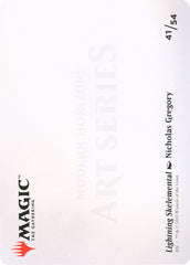 Lightning Skelemental // Lightning Skelemental [Modern Horizons Art Series] | Good Games Morley