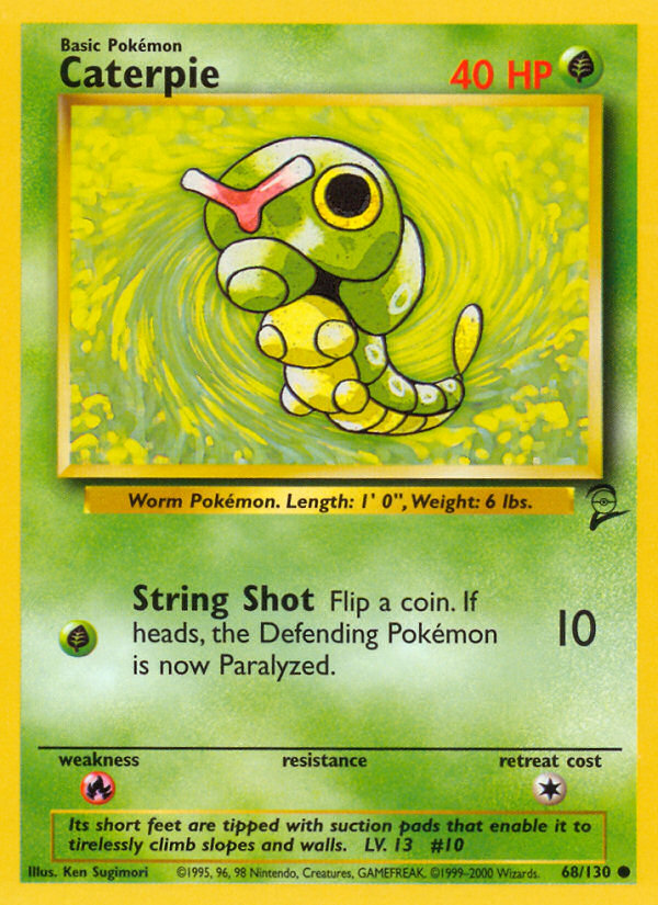 Caterpie (68/130) [Base Set 2] | Good Games Morley