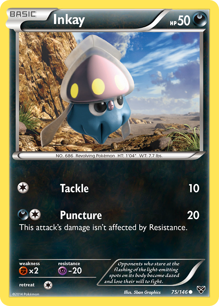 Inkay (75/146) [XY: Base Set] | Good Games Morley