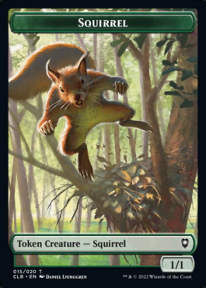 Squirrel Token [Commander Legends: Battle for Baldur's Gate Tokens] | Good Games Morley