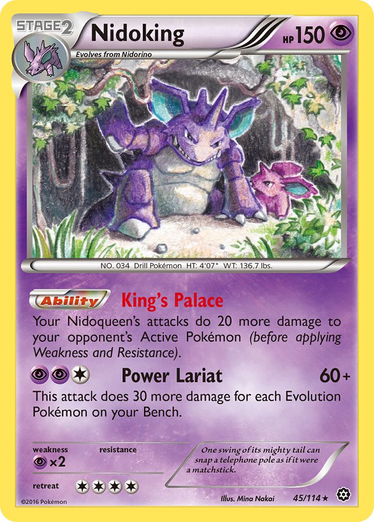 Nidoking (45/114) [XY: Steam Siege] | Good Games Morley