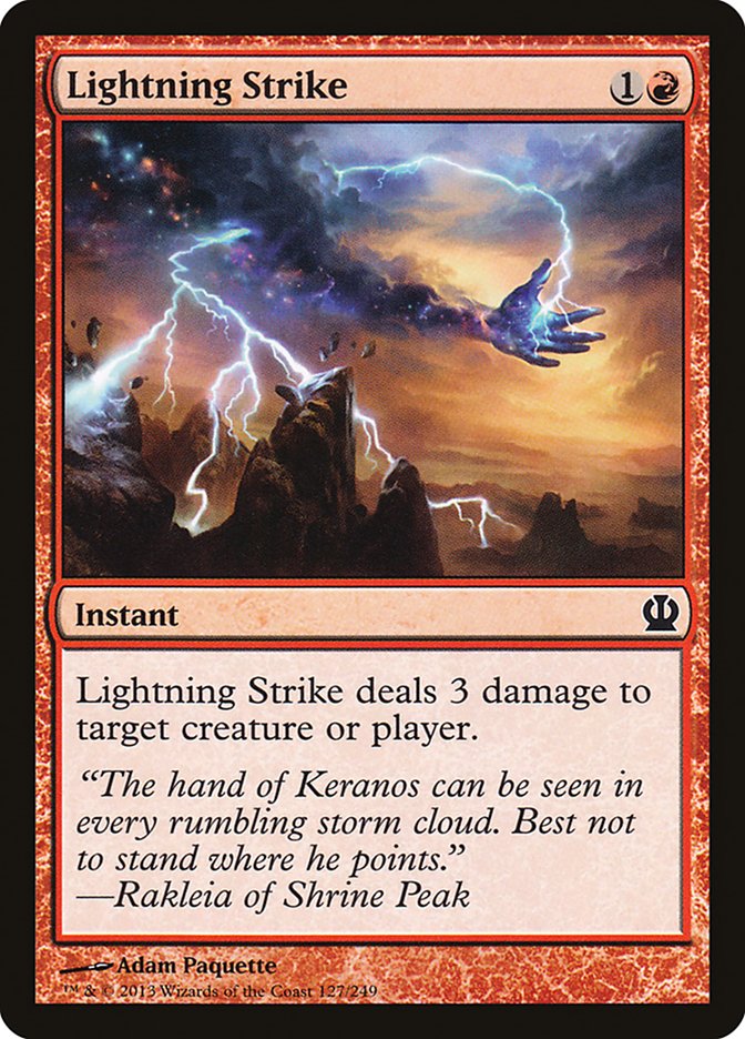Lightning Strike [Theros] | Good Games Morley