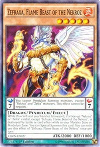 Zefraxa, Flame Beast of the Nekroz [CROS-EN027] Common | Good Games Morley