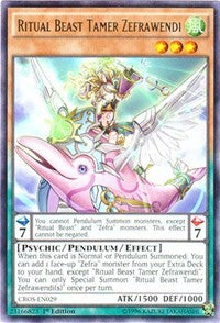 Ritual Beast Tamer Zefrawendi [CROS-EN029] Rare | Good Games Morley