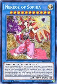 Nekroz of Sophia [CROS-EN038] Secret Rare | Good Games Morley