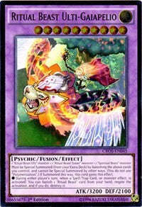 Ritual Beast Ulti-Gaiapelio (UTR) [CROS-EN045] Ultimate Rare | Good Games Morley