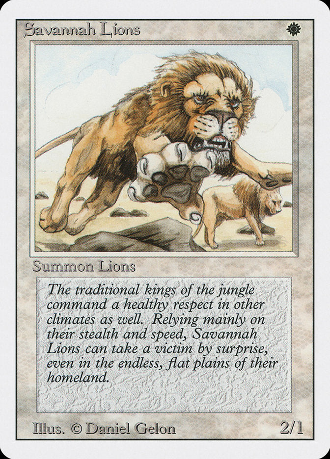 Savannah Lions [Revised Edition] | Good Games Morley
