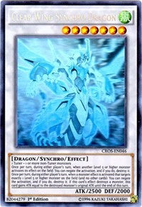 Clear Wing Synchro Dragon (Ghost Rare) [CROS-EN046] Ghost Rare | Good Games Morley