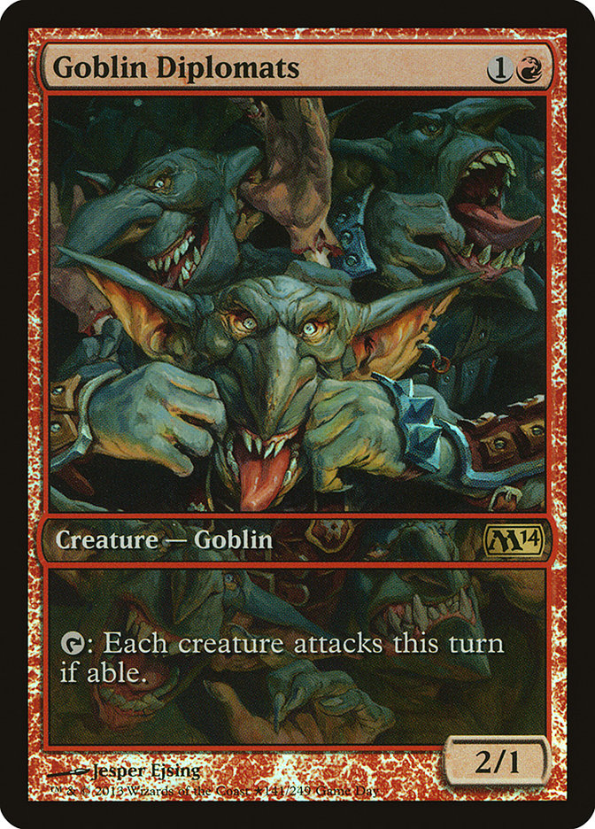 Goblin Diplomats (Game Day) [Magic 2014 Promos] | Good Games Morley