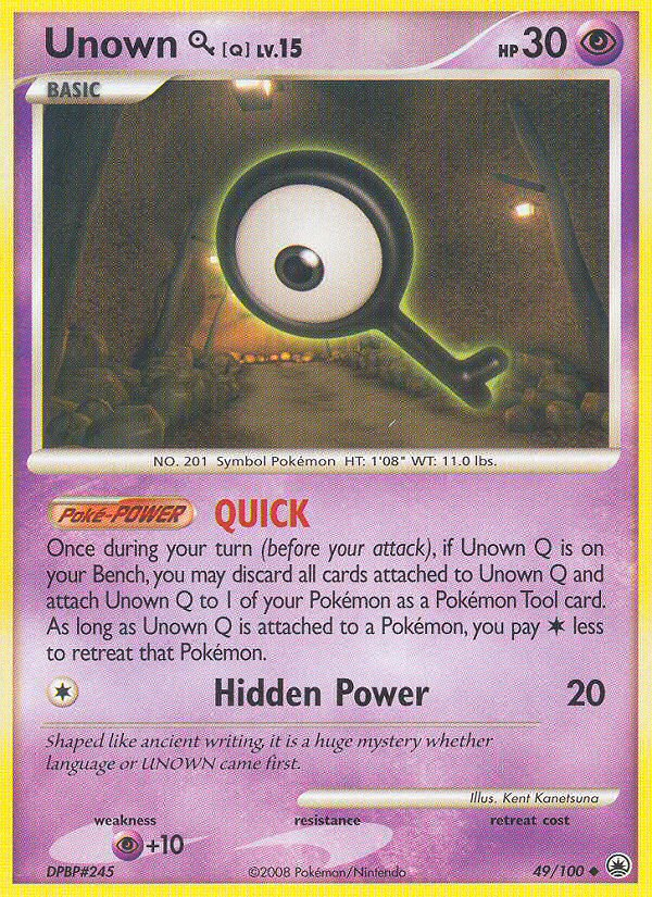 Unown Q (49/100) [Diamond & Pearl: Majestic Dawn] | Good Games Morley