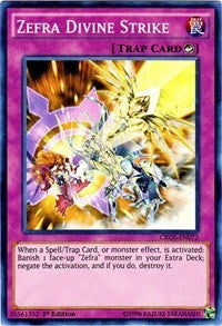 Zefra Divine Strike [CROS-EN072] Super Rare | Good Games Morley