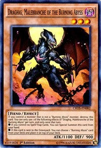 Draghig, Malebranche of the Burning Abyss [CROS-EN082] Super Rare | Good Games Morley