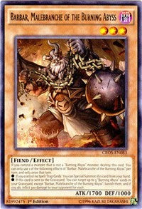 Barbar, Malebranche of the Burning Abyss [CROS-EN083] Rare | Good Games Morley