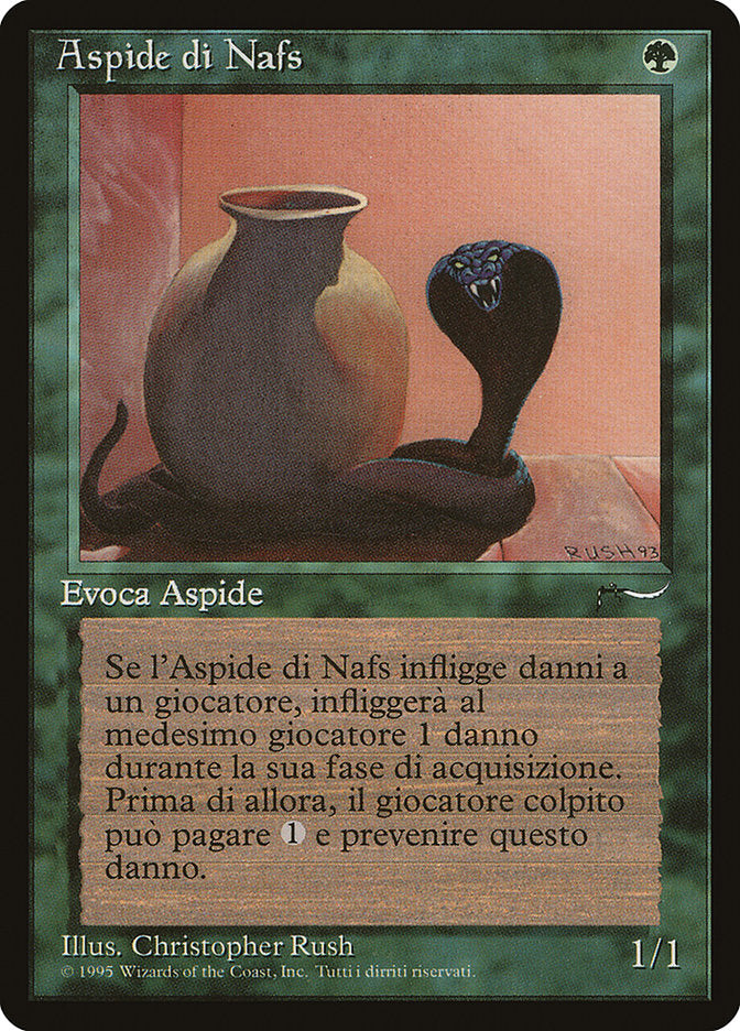 Nafs Asp (Italian) - "Aspide di Nafs" [Rinascimento] | Good Games Morley