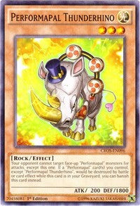 Performapal Thunderhino [CROS-EN096] Common | Good Games Morley
